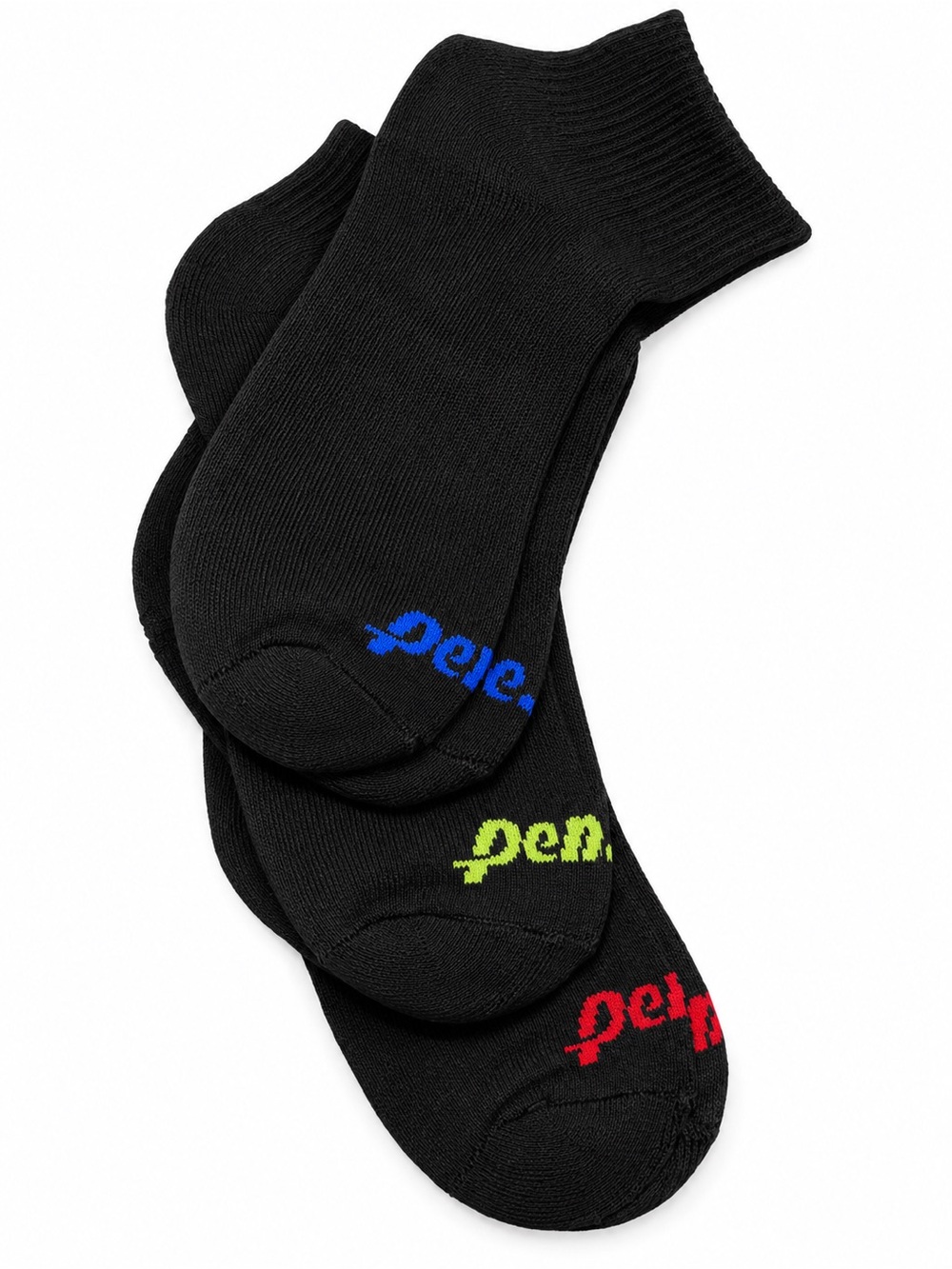 NWOT Penn Black Crew Socks- 3 Pair